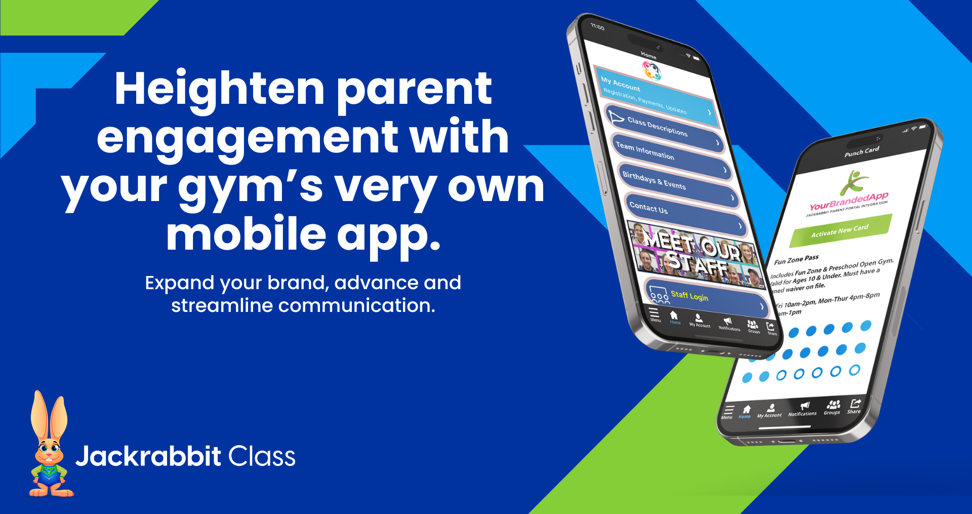 screenshot of Jackrabbit Gymnastics